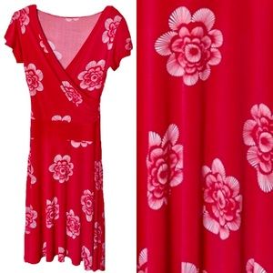 Smart Set Vibrant Stretchy Red Dress